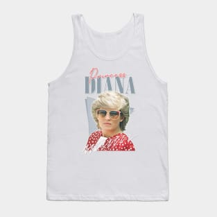 Princess Diana --- Retro 80s Vibes Tank Top